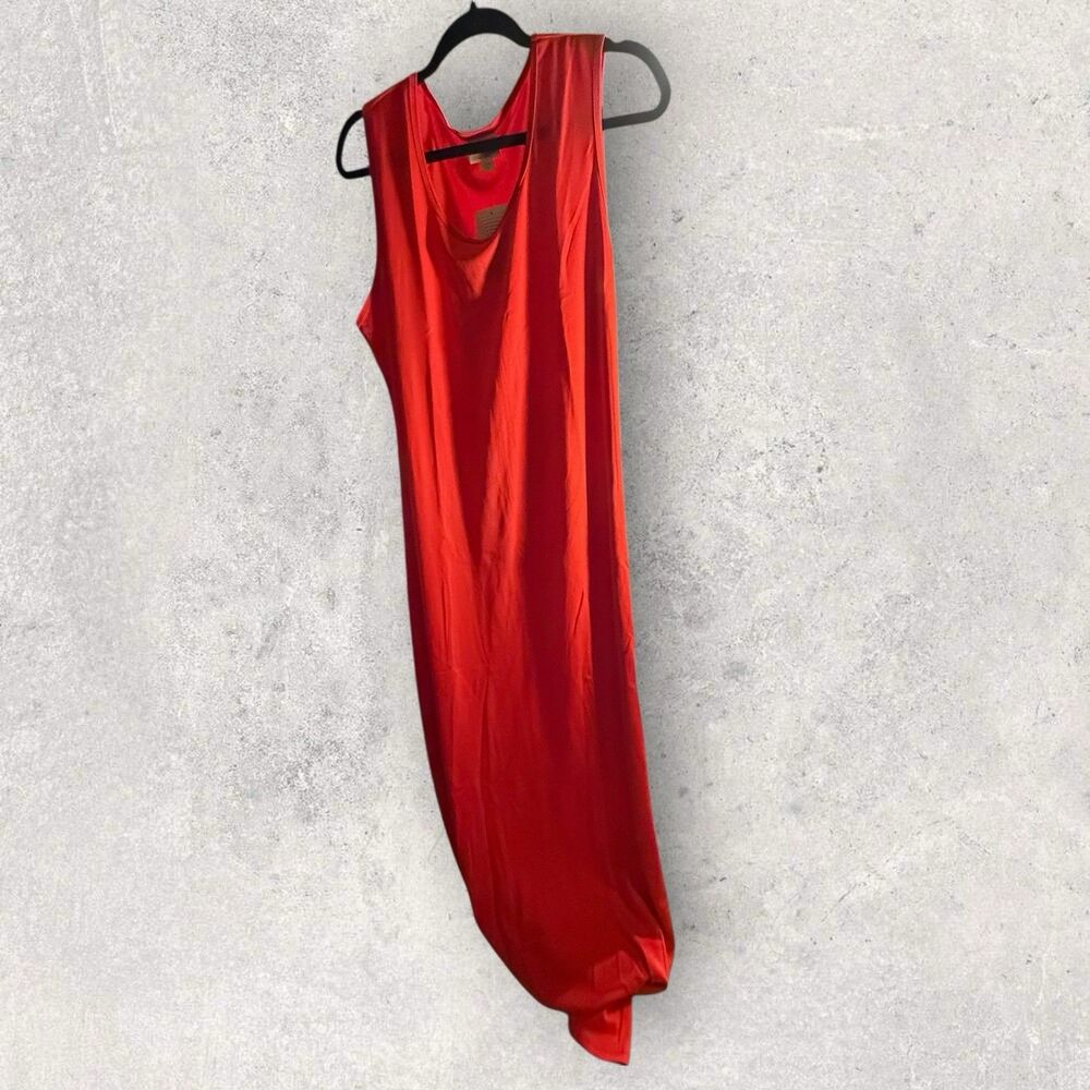 LuLaRoe Bold Red Sleeveless Maxi Dress